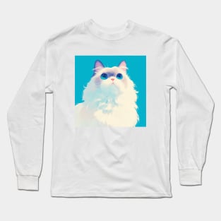 Curiosity in Blue III Long Sleeve T-Shirt